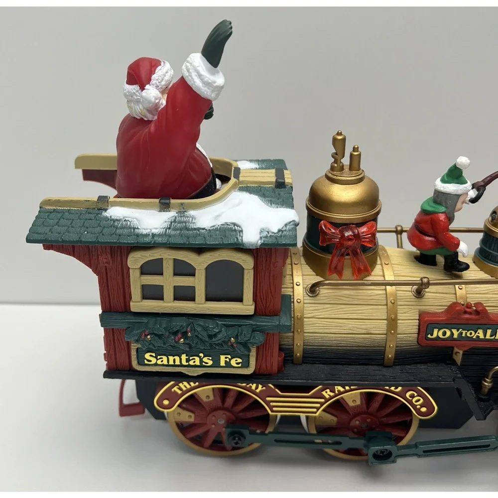 New Bright‎ The Holiday Express Animated Train Car #387 Santa's Fe 